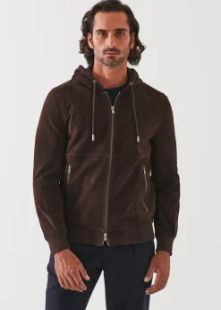 PATRICK ASSARAF Suede Full Zip Jacket|Men Outerwear