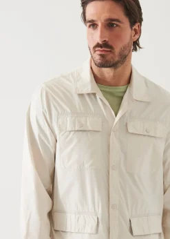 PATRICK ASSARAF Suede Shirt Jacket|Men Outerwear