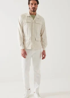 PATRICK ASSARAF Suede Shirt Jacket|Men Outerwear
