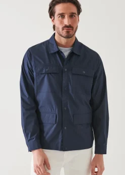 PATRICK ASSARAF Suede Shirt Jacket|Men Outerwear
