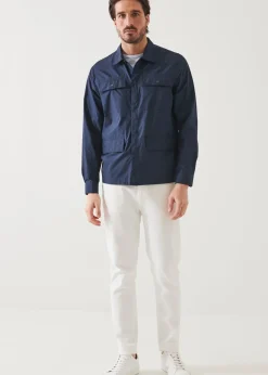 PATRICK ASSARAF Suede Shirt Jacket|Men Outerwear