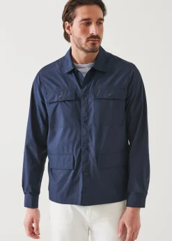 PATRICK ASSARAF Suede Shirt Jacket|Men Outerwear