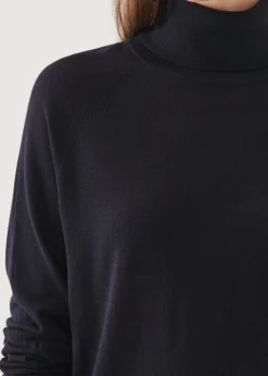 PATRICK ASSARAF Superfine Merino Boyfriend Turtleneck|Women Knitwear