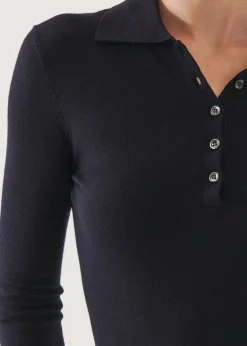 PATRICK ASSARAF Superfine Merino Polo|Women Polos