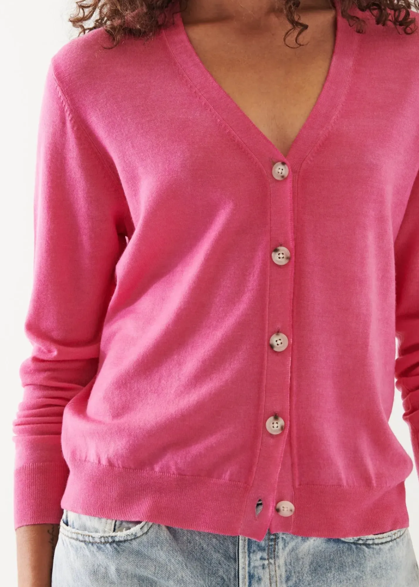 PATRICK ASSARAF Superfine Merino Sunfade Relaxed Cardigan|Women Knitwear