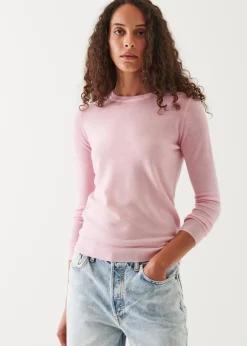PATRICK ASSARAF Superfine Merino Sunfade Crewneck|Women Knitwear