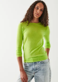 PATRICK ASSARAF Superfine Merino Sunfade Crewneck|Women Knitwear