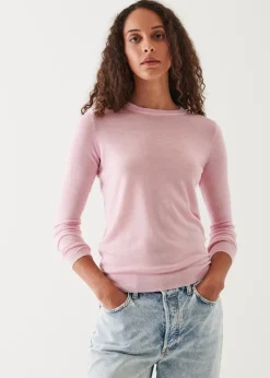 PATRICK ASSARAF Superfine Merino Sunfade Crewneck|Women Knitwear