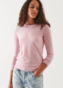 PATRICK ASSARAF Superfine Merino Sunfade Crewneck|Women Knitwear