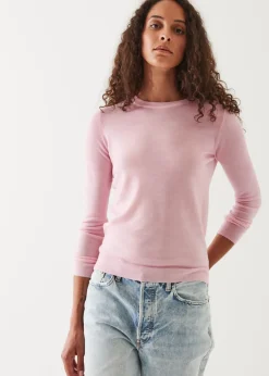 PATRICK ASSARAF Superfine Merino Sunfade Crewneck|Women Knitwear