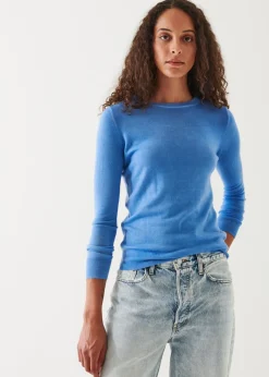 PATRICK ASSARAF Superfine Merino Sunfade Crewneck|Women Knitwear