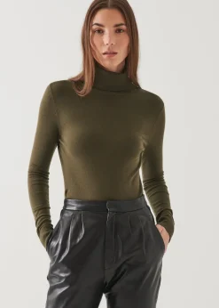 PATRICK ASSARAF Superfine Merino Turtleneck|Women Knitwear