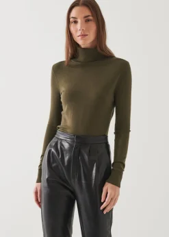 PATRICK ASSARAF Superfine Merino Turtleneck|Women Knitwear