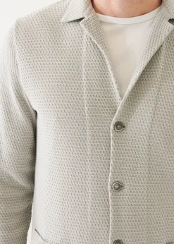 PATRICK ASSARAF Textured Knit Blazer|Men Blazers