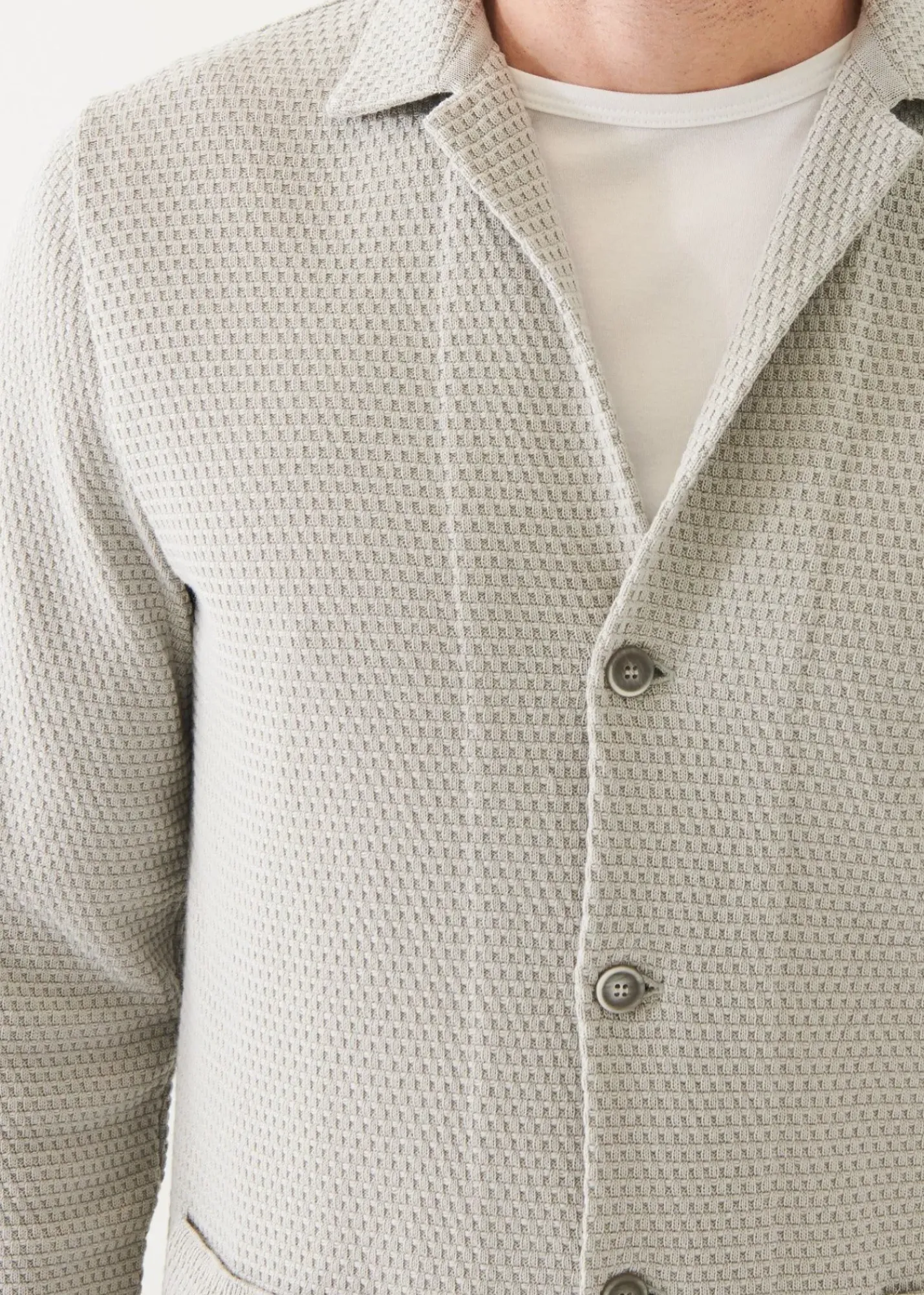 PATRICK ASSARAF Textured Knit Blazer|Men Blazers