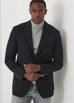 PATRICK ASSARAF Textured Nylon Two-Button Blazer|Men Blazers