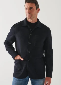 PATRICK ASSARAF Wool Cashmere Chore Jacket|Men Outerwear