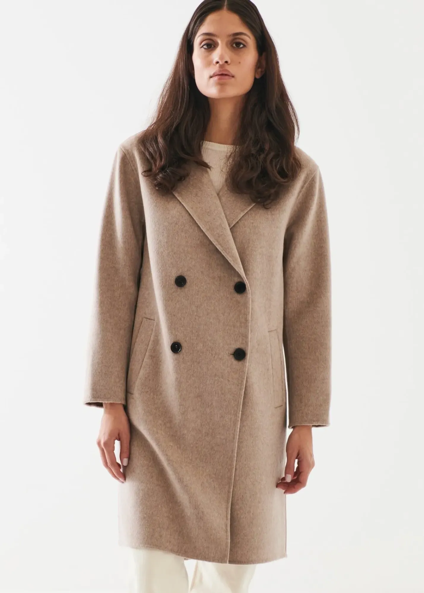 PATRICK ASSARAF Wool Cashmere Coat|Women Outerwear