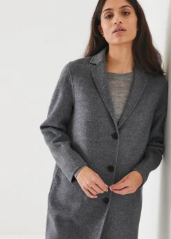 PATRICK ASSARAF Wool Cashmere Coat|Women Outerwear