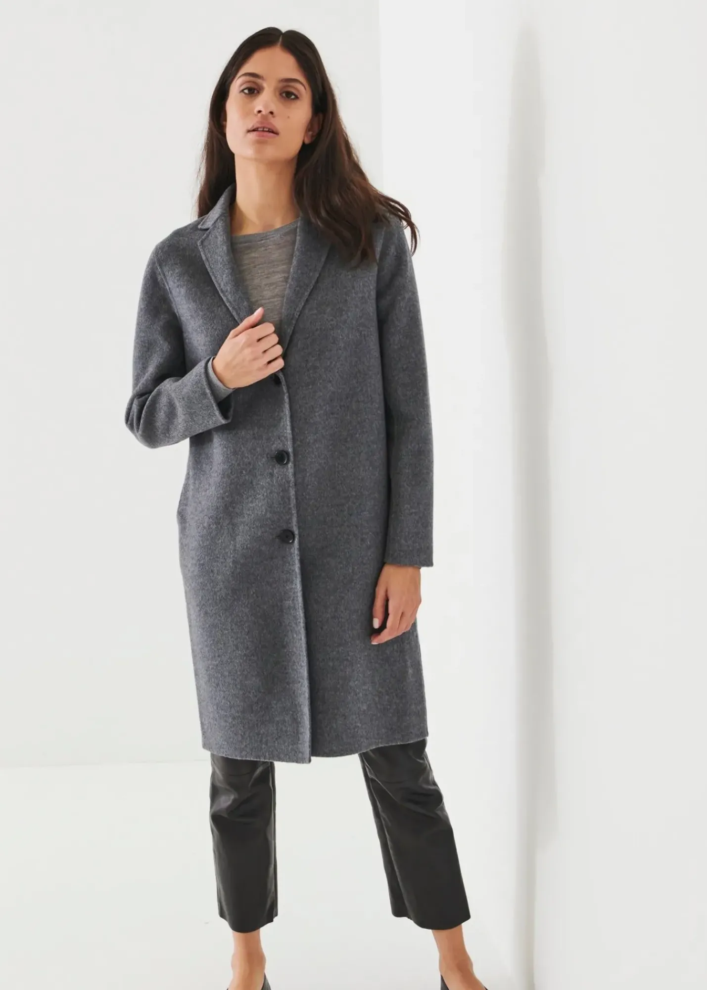 PATRICK ASSARAF Wool Cashmere Coat|Women Outerwear