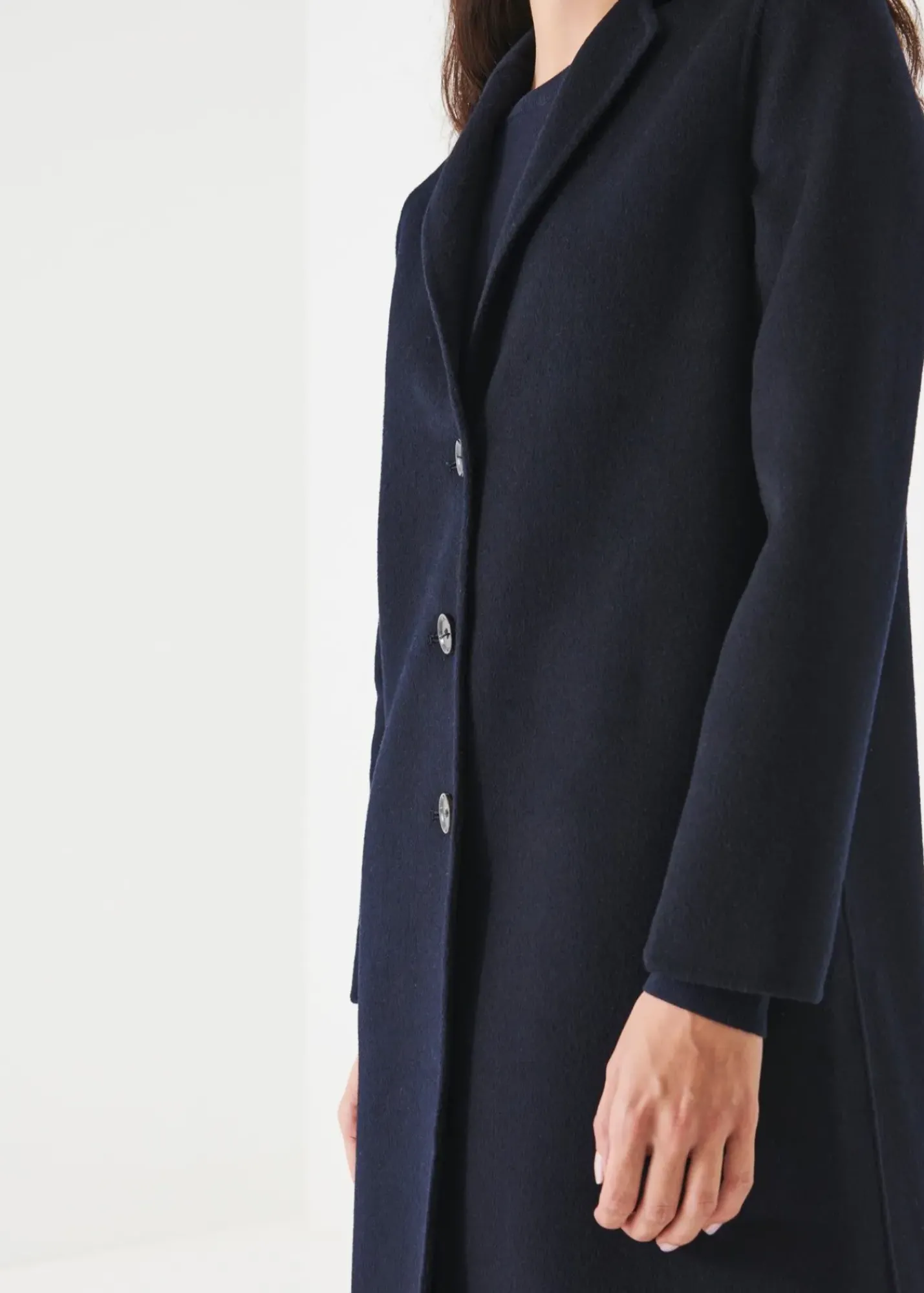 PATRICK ASSARAF Wool Cashmere Coat|Women Outerwear