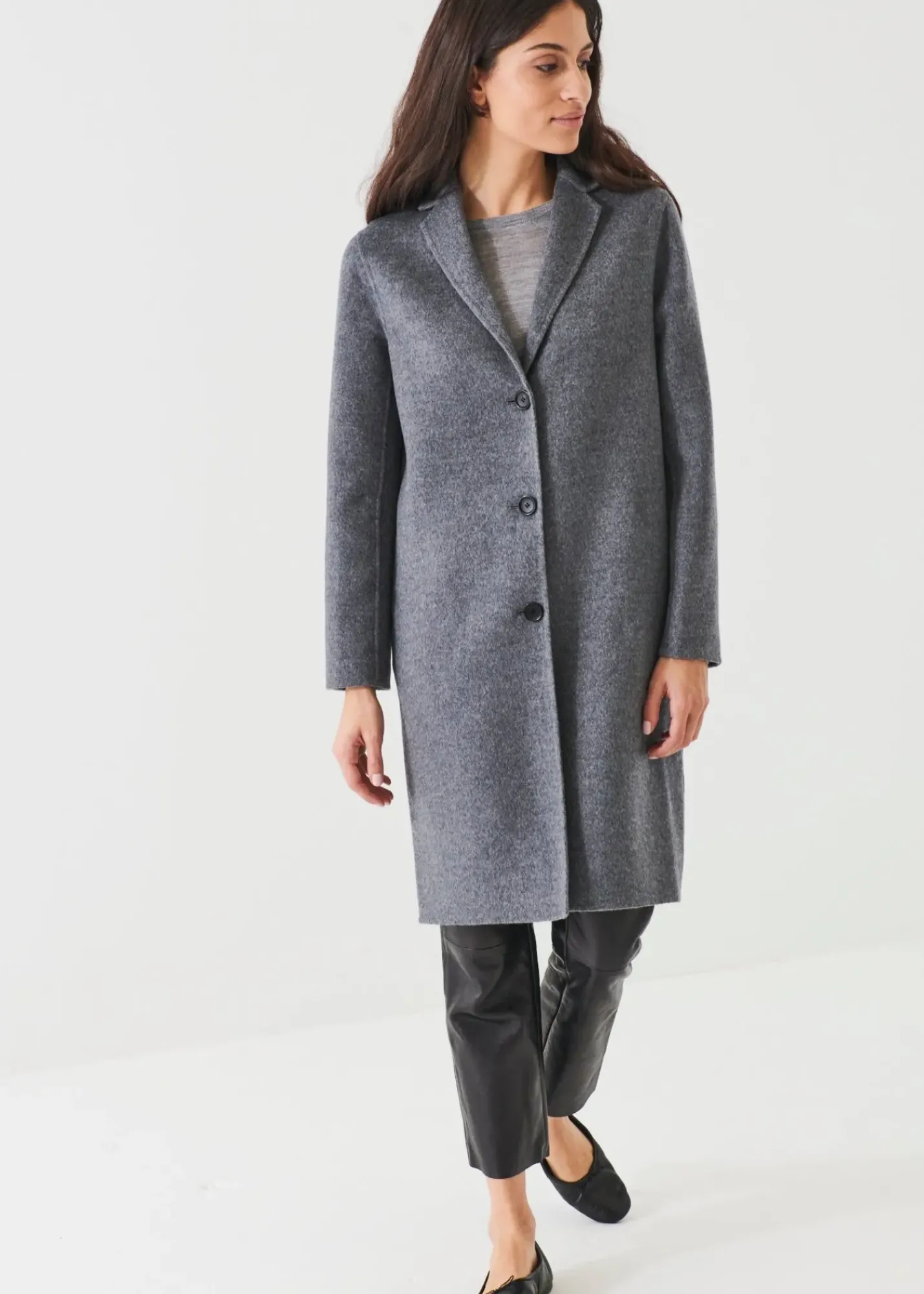 PATRICK ASSARAF Wool Cashmere Coat|Women Outerwear