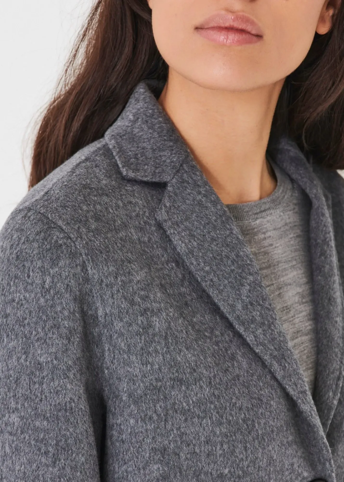 PATRICK ASSARAF Wool Cashmere Coat|Women Outerwear