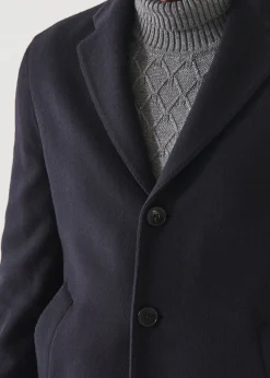 PATRICK ASSARAF Wool Overcoat|Men Outerwear