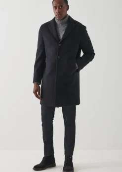 PATRICK ASSARAF Wool Overcoat|Men Outerwear