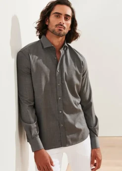 PATRICK ASSARAF Wool Shirt|Men Shirts