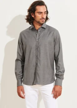 PATRICK ASSARAF Wool Shirt|Men Shirts