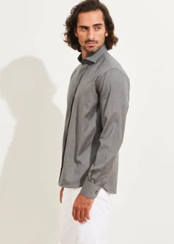 PATRICK ASSARAF Wool Shirt|Men Shirts